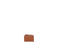 Coccinelle Porte-monnaie Metallic Soft Crab en cuir Marron clair