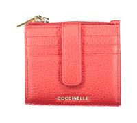 Coccinelle - Portefeuille Souple Métallisé - Femme - Accessoires - Rouge - Taille: ONE Size
