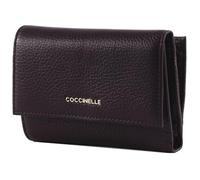 Coccinelle Metallic Soft Wallet Grainy Leather Prune