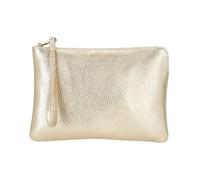 Coccinelle - Metallic Zip Clutch Wristlet - Femme - Sacs - Jaune - Taille: ONE Size