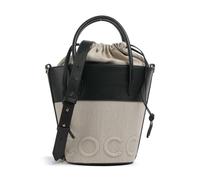 Coccinelle Myrtha Canvas Sac seau nature/noir, femme