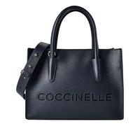 Coccinelle Myrtha Sac de shopper Cuir véritable 27 cm bleu