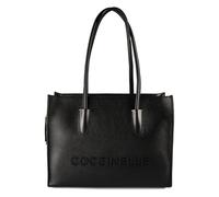 Coccinelle Myrtha Sac de shopper Cuir véritable 36 cm noir