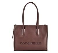 Coccinelle Cuir sac à main Myrtha26 Handbag Grained Leather Berry violet foncé
