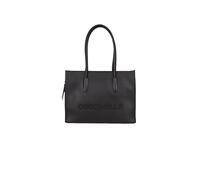 Coccinelle Sac shopper Myrtha Cuir véritable 36 cm Noir