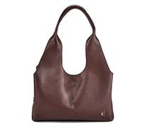 Coccinelle Nell Sac à bandoulière Cuir véritable 39 cm rouge