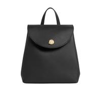Coccinelle Cuir sac à dos Nikla Mini Bag Double Grainy Leather Noir/Cognac