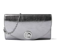 Coccinelle – Sac bandoulière Nikla Smooth – cuir finement grainé – Argent – Femme