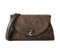 Coccinelle Nikla Sac à bandoulière Cuir véritable 30 cm brun