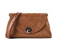 Coccinelle Nikla Sac à bandoulière Cuir véritable 30 cm brun