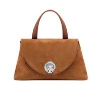 Coccinelle - Nikla Suede Bimaterial Small - Femme - Sacs - Brun - Taille: ONE Size