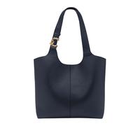Coccinelle C-Easy Sac de shopper Cuir véritable 35 cm bleu