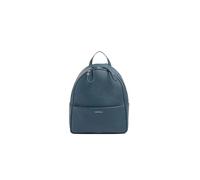 Coccinelle Nory M Sac à dos en cuir, Deep Blue, 24 x 30 x 11 cm, fermeture éclair, bretelles réglables pour femme