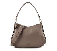 Coccinelle Nory Sac à bandoulière Cuir véritable 30 cm gris