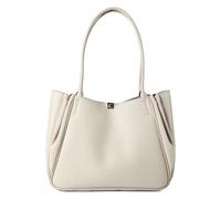 Coccinelle Pansy Sac à bandoulière Cuir véritable 34 cm blanc