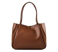 Coccinelle Pansy Sac à bandoulière Cuir véritable 34 cm brun