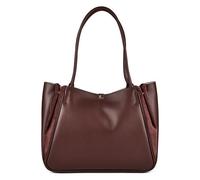 Coccinelle Pansy Sac à bandoulière Cuir véritable 34 cm brun