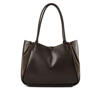 Coccinelle Pansy Sac à bandoulière Cuir véritable 34 cm olive