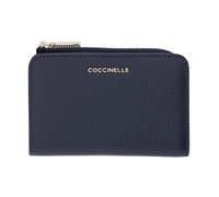 Coccinelle - Petit portefeuille métallique - Femme - Accessoires - Bleu - Taille: ONE Size