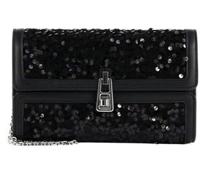 COCCINELLE pochette Magie 2Nite Paillettes Clutch Noir / Noir