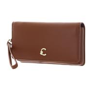 COCCINELLE porte-monnaie C-Me Envelopes Grained Leather Cognac