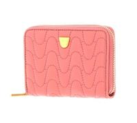 COCCINELLE Porte-monnaie rose en cuir pour femme - Clivia Matelasse Zip Around Wallet Camelia 178792