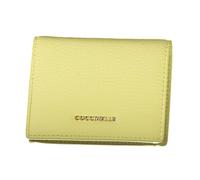 Coccinelle - Portefeuille en cuir jaune - Femme - Accessoires - Jaune - Taille: ONE Size