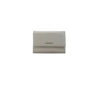 Coccinelle Cuir Porte-Monnaie Metallic Soft Wallet Grainy Leather Eucalipto Gris-Vert