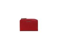 Coccinelle Porte-monnaie Metallic Soft Wallet en cuir Scarlet Rouge
