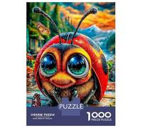 Coccinelle Puzzle 1000 Pièces pour Adultes Et Enfants Difficile DIY Jigsaw Puzzle Casse-tête De Jeu Familial Jouets De Défi 52x38cm/1000pcs