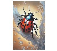 Coccinelle Puzzle Enfants 1000pcs, Puzzles en Bois- Kit Bricolage Relax Jeux pour Adolescents Et Adultes Cadeaux 78×53cm