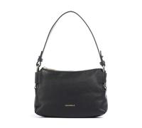 Coccinelle Rebekka Sac porté épaule noir, cuir de vache grainé, femme
