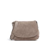 Coccinelle Rebekka Suede Sac porté épaule taupe, femme