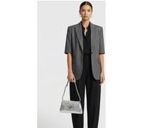 Coccinelle Rectangle Shoulder Bag In Silver Taille: OS | Shorts Outlet | Femme | Gris