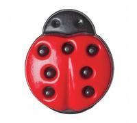 Coccinelle Rouge Boutons 17,5 mm 4pk