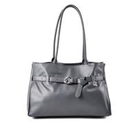 Coccinelle Sabine Sac à bandoulière Cuir véritable 36 cm gris