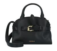 Coccinelle Sabine Sac à main Cuir véritable 22 cm noir