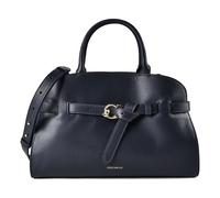 Coccinelle Sabine Sac à main Cuir véritable 34 cm bleu