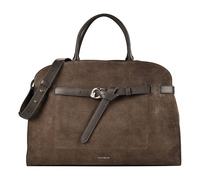 Coccinelle Sabine Suede Sac à main Cuir véritable 43 cm brun