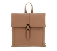 COCCINELLE Sac à dos de loisirs brun clair en cuir pour femme - Dorian Backpack Grained Leather Skin 302981