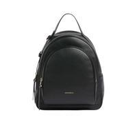 Coccinelle Malory Sac à dos noir, cuir grainé, femme