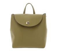 COCCINELLE Sac à dos kaki en cuir pour femme - Nikla Mini Bag Double Grainy Leather Seagrass / Sandshell 331869