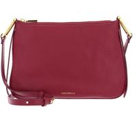 COCCINELLE Sac à épaule bandoulière baie en cuir pour femme - Magie Mini Bag Garnet Red 228185