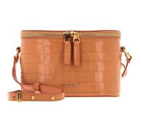 COCCINELLE Sac à épaule bandoulière beige en cuir pour femme - Juliette Croco Shiny Soft Crossbody Bag Almond 141885