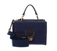 COCCINELLE Arlettis Signature Handbag Grained Leather Royal Blue