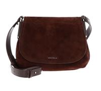 COCCINELLE Sac à épaule bandoulière brun foncé en cuir pour femme - Rebekka Handbag Grained Leather Brunette 312448