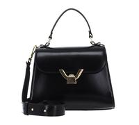 COCCINELLE sac à épaule bandoulière Dew Shiny Calf Leather Handbag Noir