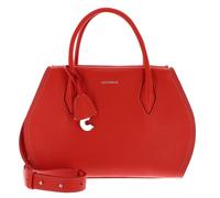 COCCINELLE sac à épaule bandoulière Lord Handbag Grained Leather M Gazpacho