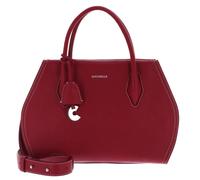 COCCINELLE sac à épaule bandoulière Lord Handbag Grained Leather M Sangria