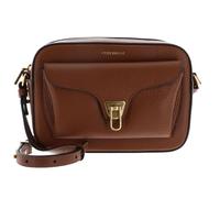 COCCINELLE Sac à épaule bandoulière marron en cuir pour femme - Beat Soft Camera Bag Cognac 319778